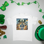 Round Over Dragon Battle Gamer T-Shirt - White Classic Fit | Our Phoenix Rise