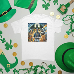 Round Over Dragon Battle Gamer T-Shirt - White Front View | Our Phoenix Rise