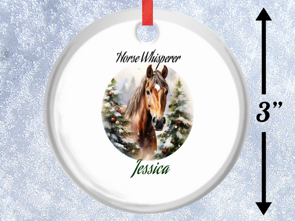 Classic Elegance Glass Round Premium Ornament With Gift Box