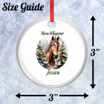 Classic Elegance Glass Round Premium Ornament With Gift Box