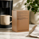 Molten Caramel Dark Roast Coffee Pods - Lifestyle Kitchen Setting | Our Phoenix Rise