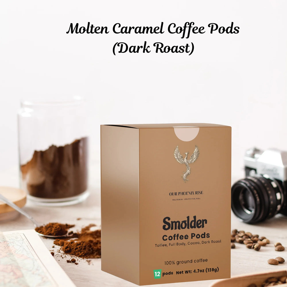 Molten Caramel Dark Roast Coffee Pods 12ct