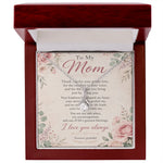 Meaningful Necklace for Mom - White Gold Ribbon Pendant Close-up - Detail 23 | Our Phoenix Rise
