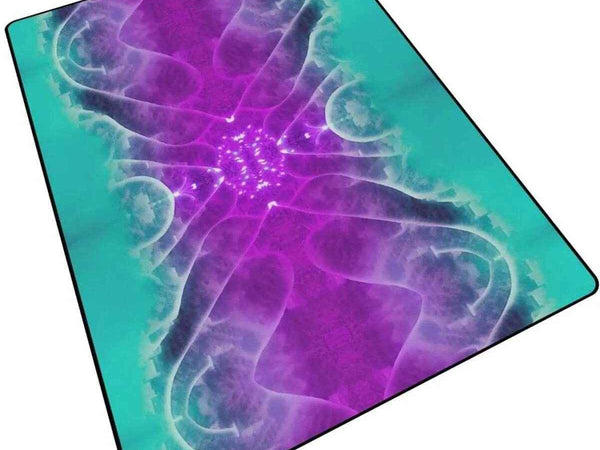 Galactic Radiance Nebula Gaming Rug | Cosmic Comfort