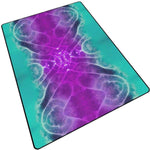 Abstract Nebula Gaming Room Rug - Angled Floor View | Our Phoenix Rise