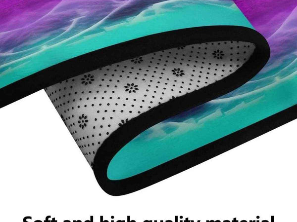 Galactic Radiance Nebula Gaming Rug | Cosmic Comfort