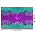Abstract Nebula Gaming Room Rug - Close Up Texture Detail | Our Phoenix Rise