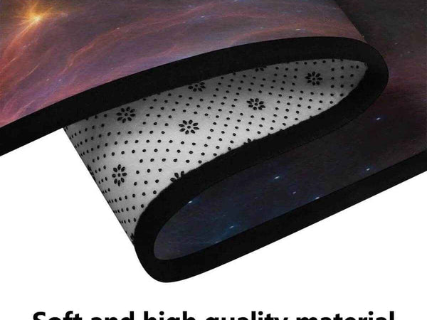 Black Celestial Rug | Starry Night Sky Home Decor