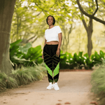 Neon Green and Black Track Pants - Eco Gamer Comfort - Iron Phoenix GHG