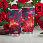Neon City Gamer Tumbler (20oz) Detailed View 5 | Our Phoenix Rise