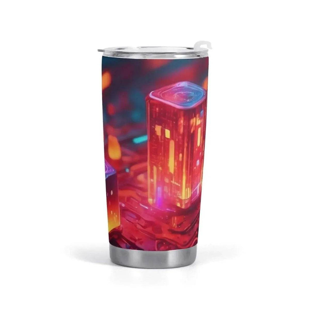 "Neon Nights" Cyberpunk Tumbler | Iron Phoenix GHG