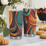"Flowing Art" Nouveau Style Tumbler | Iron Phoenix GHG - Iron Phoenix GHG