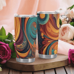 Flowing Art Nouveau Style Tumbler Detailed View 7 | Our Phoenix Rise