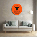 Taurus Zodiac Wood Sign - Back view of Baltic Birch wood | Our Phoenix Rise