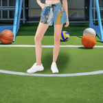 Artistic Paint Splatter Athletic Shorts | Women's Summer Flair - Iron Phoenix GHG