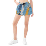 Artistic Paint Splatter Athletic Shorts | Women's Summer Flair - Iron Phoenix GHG