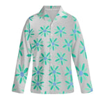 Teal Floral Notch Collar Pajama Set - Waistband Construction | Our Phoenix Rise