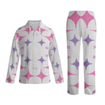 Teal Floral Notch Collar Pajama Set - Folded Presentation | Our Phoenix Rise