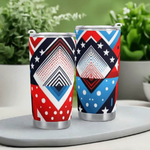 "Geo-Modern" Abstract Travel Mug | Iron Phoenix GHG - Iron Phoenix GHG