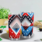 Geo-Modern Abstract Travel Mug Detailed View 2 | Our Phoenix Rise