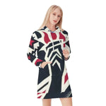 Womens Patriotic Hoodie Dress Detailed View 2 | Our Phoenix Rise