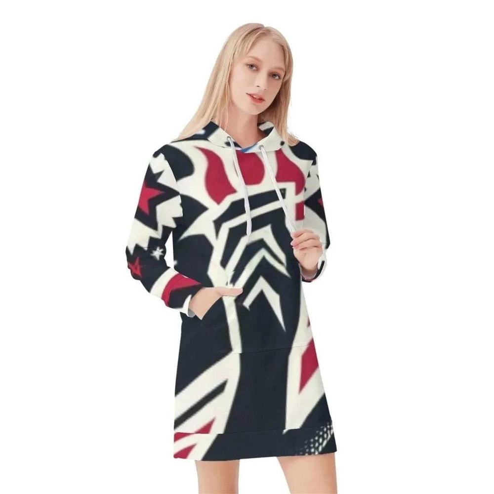 Women's Patriotic Hoodie Dress | Iron Phoenix GHG