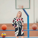 Womens Patriotic Hoodie Dress Detailed View 7 | Our Phoenix Rise