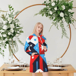 Womens Patriotic Hoodie Dress Detailed View 3 | Our Phoenix Rise