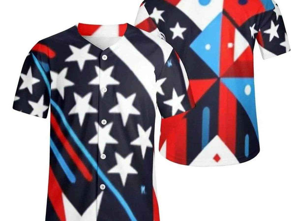 Men's Patriotic Baseball Jersey | Iron Phoenix GHG