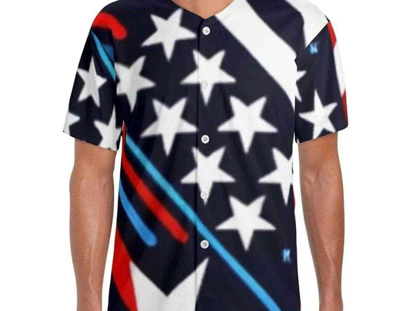 Men's Patriotic Baseball Jersey | Iron Phoenix GHG