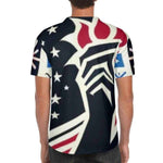 Mens Patriotic Baseball Jersey Detailed View 10 | Our Phoenix Rise