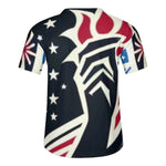Mens Patriotic Baseball Jersey Detailed View 7 | Our Phoenix Rise