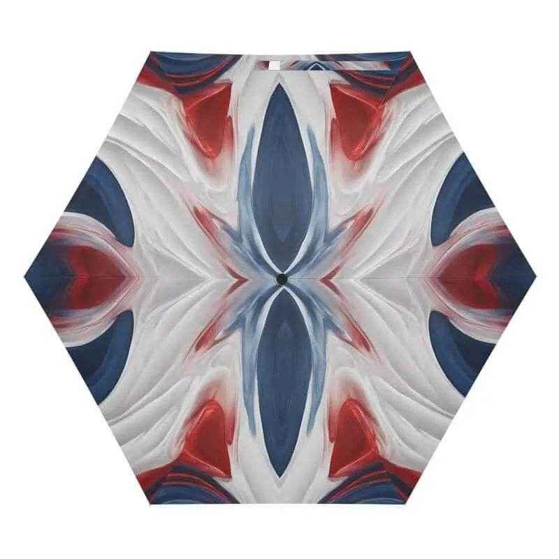 Patriotic Swirl Automatic Umbrella Detailed View 2 | Our Phoenix Rise