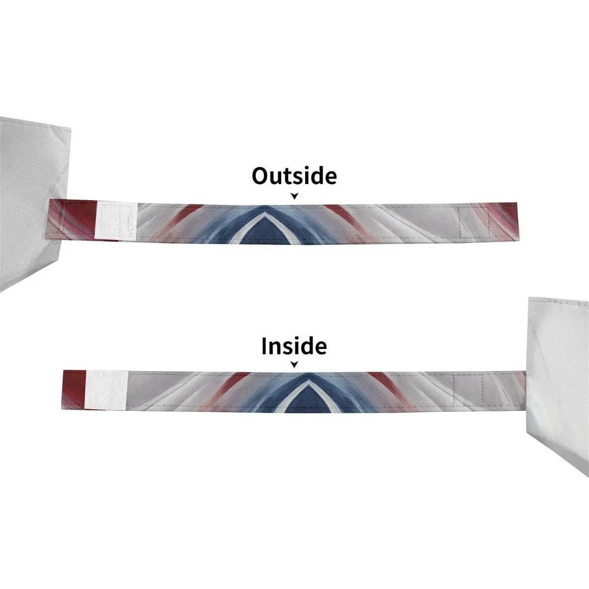 Patriotic Swirl Automatic Umbrella Detailed View 4 | Our Phoenix Rise