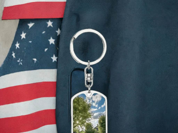 Puppy Power Personalized Dog Tag Keychain - Iron Phoenix GHG