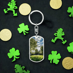 Personalized Dog Tag Keychain - swivel mechanism detail | Our Phoenix Rise