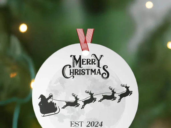 Personalized First Christmas Ornament - Unique Holiday Gaming Gift - Iron Phoenix GHG