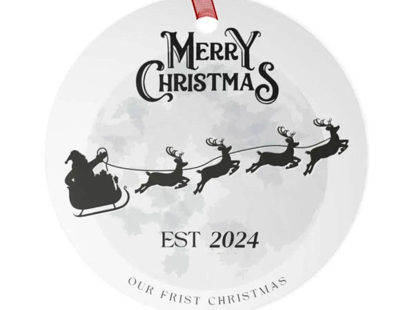 Personalized First Christmas Ornament - Unique Holiday Gaming Gift - Iron Phoenix GHG