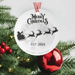 Personalized First Christmas Ornament - Unique Holiday Gaming Gift Detail 6 | Our Phoenix Rise