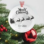 Personalized First Christmas Ornament - Unique Holiday Gaming Gift - Iron Phoenix GHG