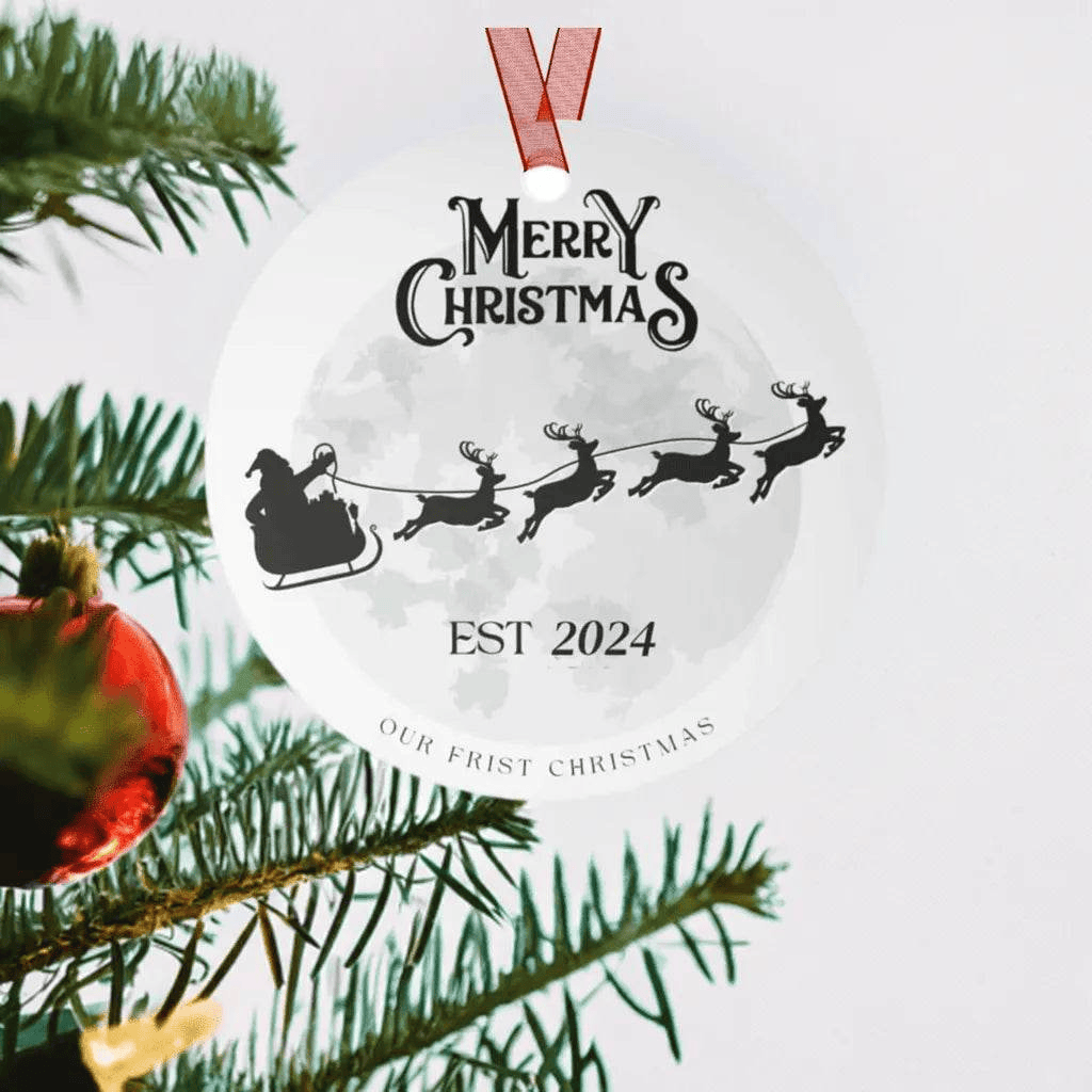 Personalized First Christmas Ornament - Unique Holiday Gaming Gift