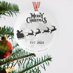 Personalized First Christmas Ornament - Unique Holiday Gaming Gift Primary View | Our Phoenix Rise