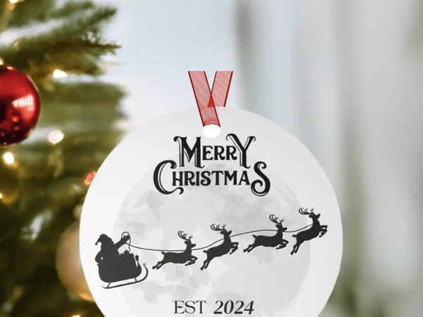 Personalized First Christmas Ornament - Unique Holiday Gaming Gift - Iron Phoenix GHG