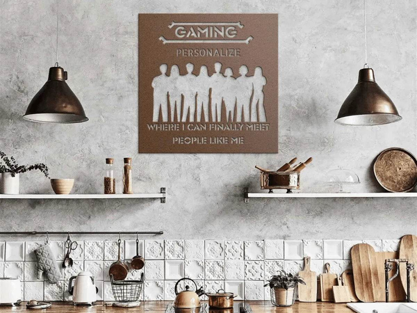 Personalized Gamer Room Metal Sign| Iron Phoenix GHG - Iron Phoenix GHG