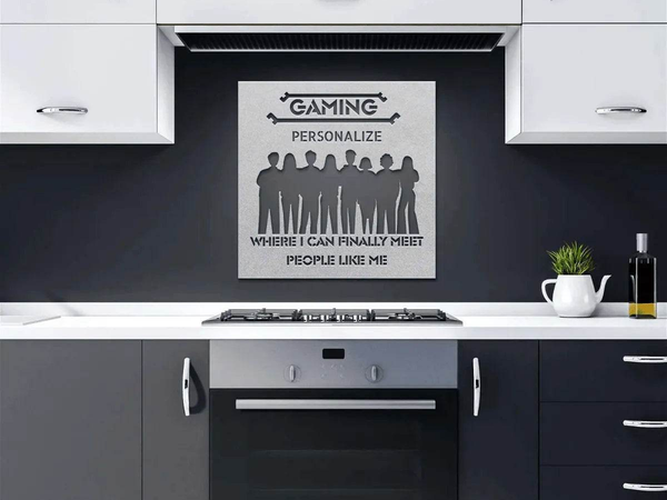 Personalized Gamer Room Metal Sign| Iron Phoenix GHG - Iron Phoenix GHG