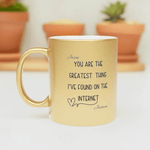 Personalized Metallic Mug - Romantic Wedding or Valentines Gift for Gamers Detail 3 | Our Phoenix Rise