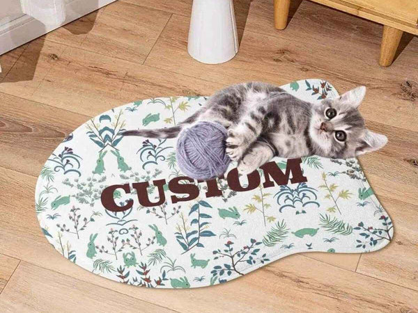 Personalized Pet Mat | Custom Name Dog and Cat Rug