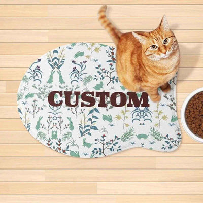 Personalized Pet Mat Custom Name Dog and Cat Rug Main Perspective | Our Phoenix Rise