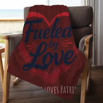 Personalized Couples Throw Blanket - Folded Plush Blanket for Gifting - Detail 13 | Our Phoenix Rise
