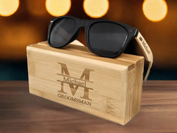 Personalized Wooden Sunglasses | Box - Unique Stylish Accessory - Iron Phoenix GHG